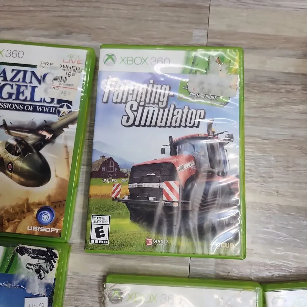 Lot of 12 Microsoft Xbox 360 Video Games - Dance, Blazing Angels. Untested